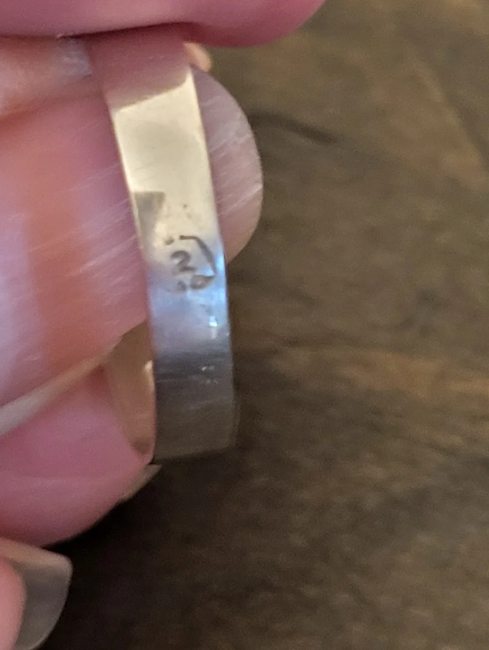 Vintage Mexico 925 Sterling Turquoise Mosaic Chip Inlay Band Ring